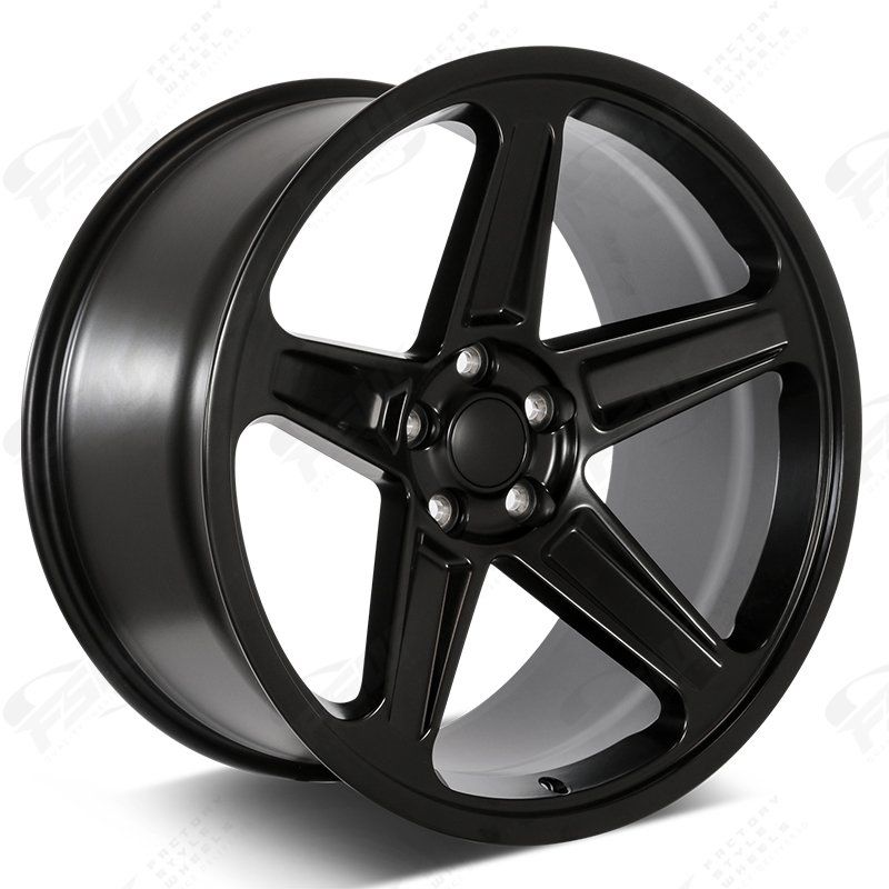 Flow Forged Demon Style F152 F20x9.5 R20X10.5 5x115 Satin Black Staggered Wheels