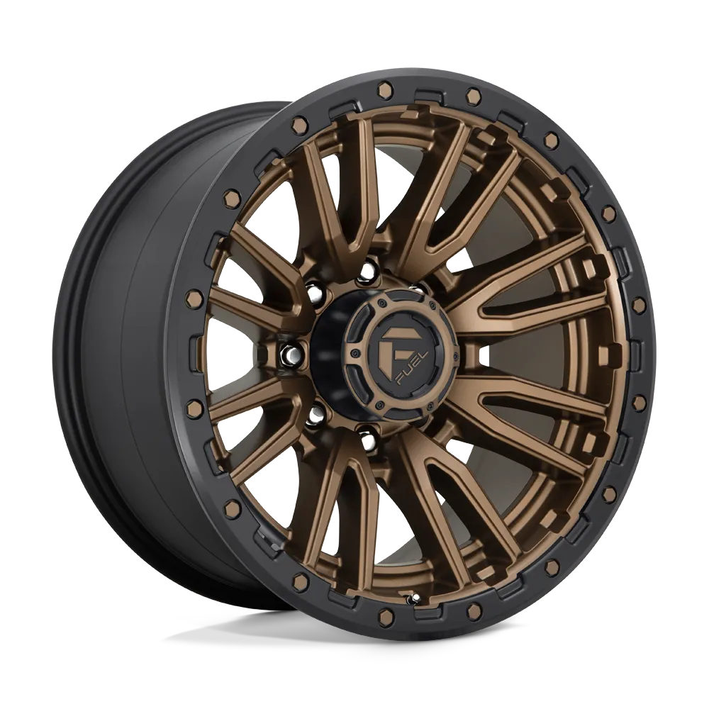 4-Fuel Rebel D681 20x10 8X170 -18mm Matte Bronze Black Bead Ring Wheels