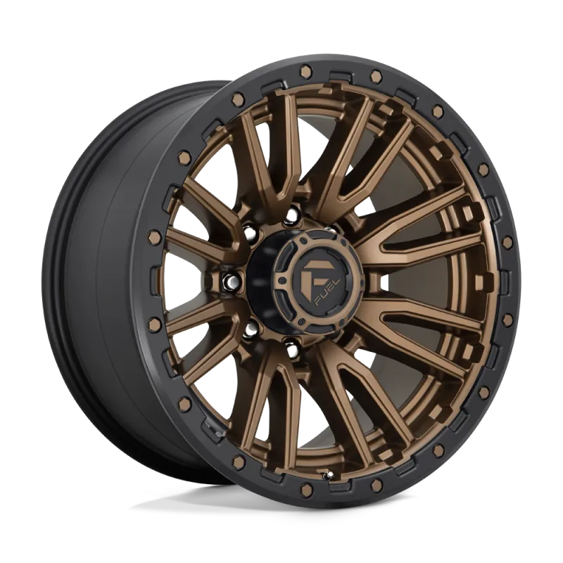 4-Fuel Rebel D681 20x10 8X170 -18mm Matte Bronze Black Bead Ring Wheels