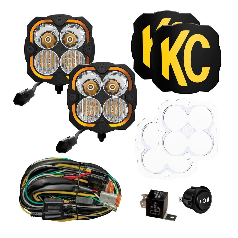 KC FLEX ERA 4 - 2-Light Master LED Light Pod Kit