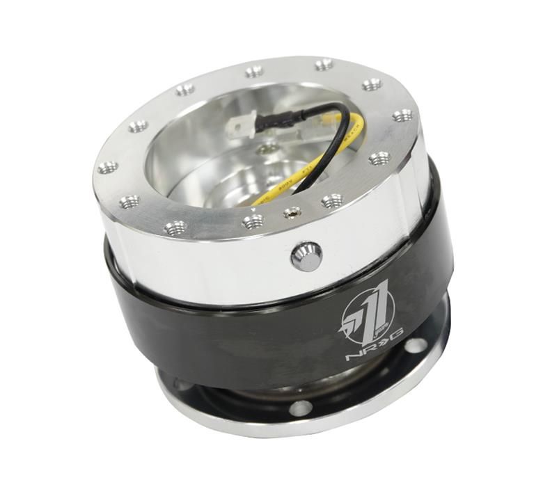 NRG Innovations 1.0 Quick Release (Silver Body/Black Chrome Ring)