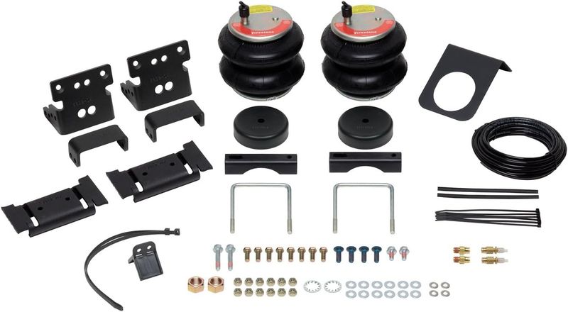 Firestone Ride-Rite 2701 RED Label Ride Rite Extreme Duty Air Spring Kit, Black
