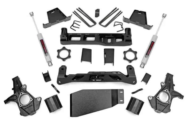 Rough Country 6" Lift Kit Chevy Silverado & GMC Sierra 1500 4WD (2007-2013)