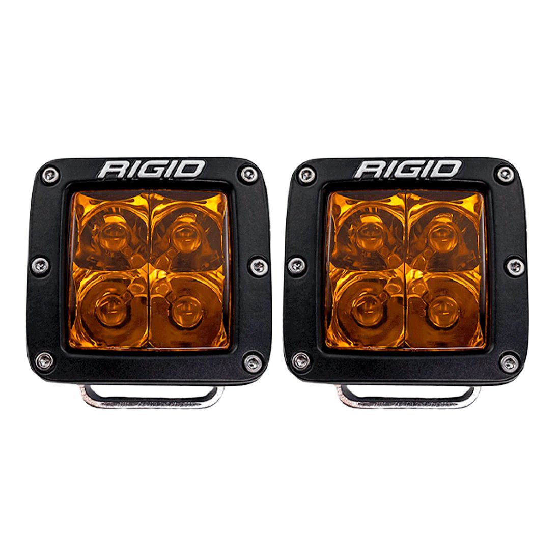 Rigid Industries Rigid D-Series Amber Pro Led Lights- Pair