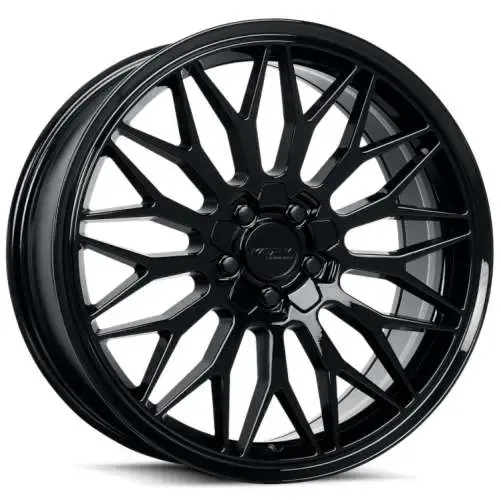 Katana KR05 17x7.5 5x100/5x114.3 +40mm Gloss Black Wheels
