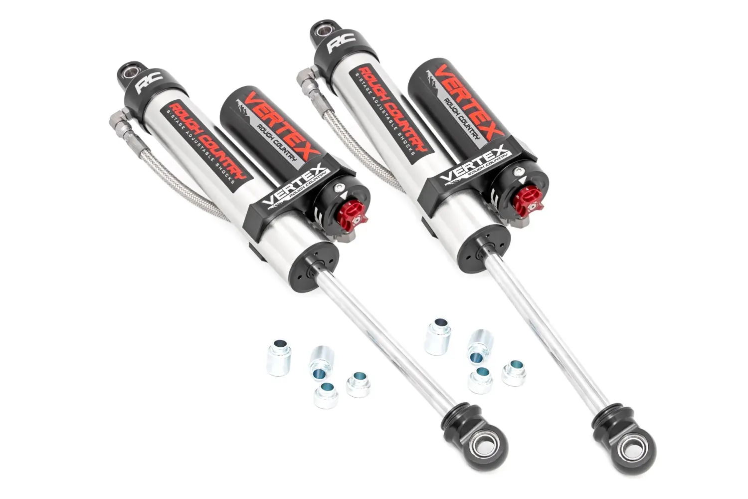 Vertex 2.5 Adjustable Front Shocks 3.5-4.5" | Jeep Gladiator JT/Wrangler JL (18-25)