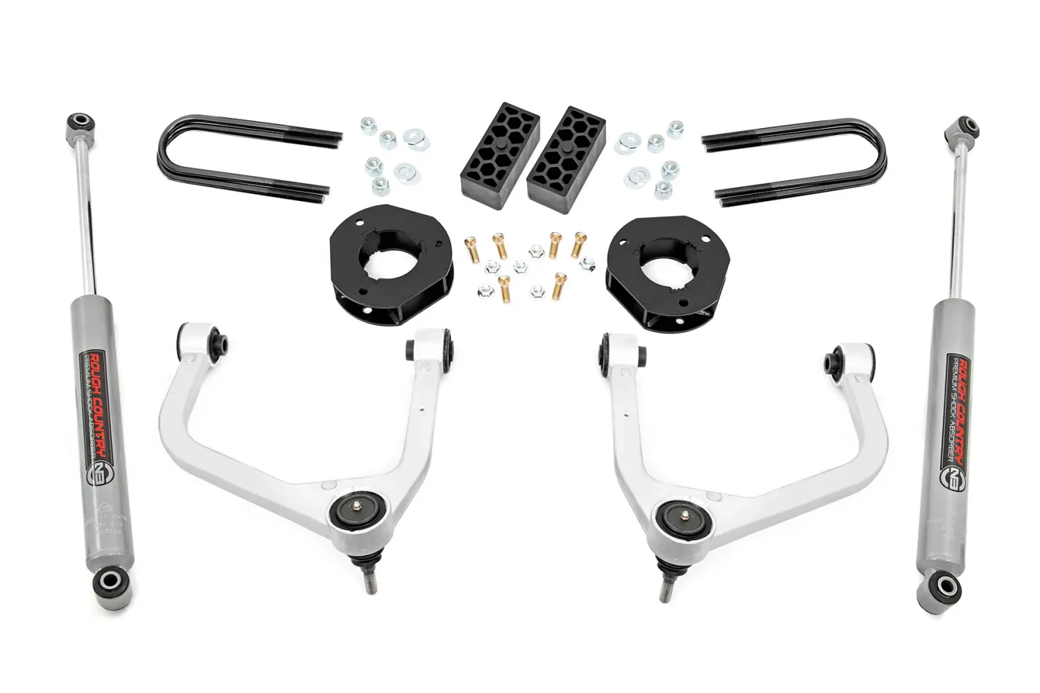 Rough Country 3.5" Lift Kit (19-25 & Classic) Chevy Silverado 1500 2WD/4WD