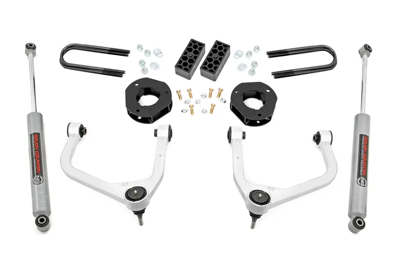 Rough Country 3.5" Lift Kit (19-25 & Classic) Chevy Silverado 1500 2WD/4WD