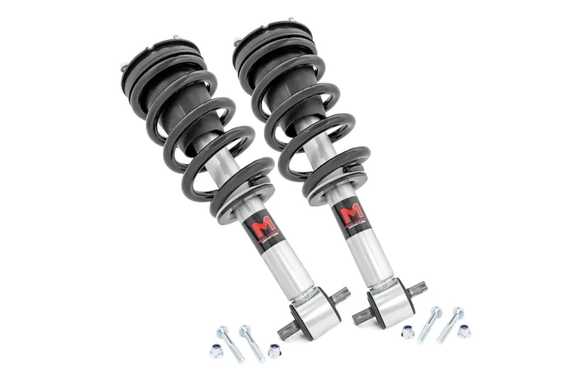 Rough Country M1 Adjustable Leveling Struts Monotube 0-2" Chevy/GMC 1500 (14-18 & Classic)