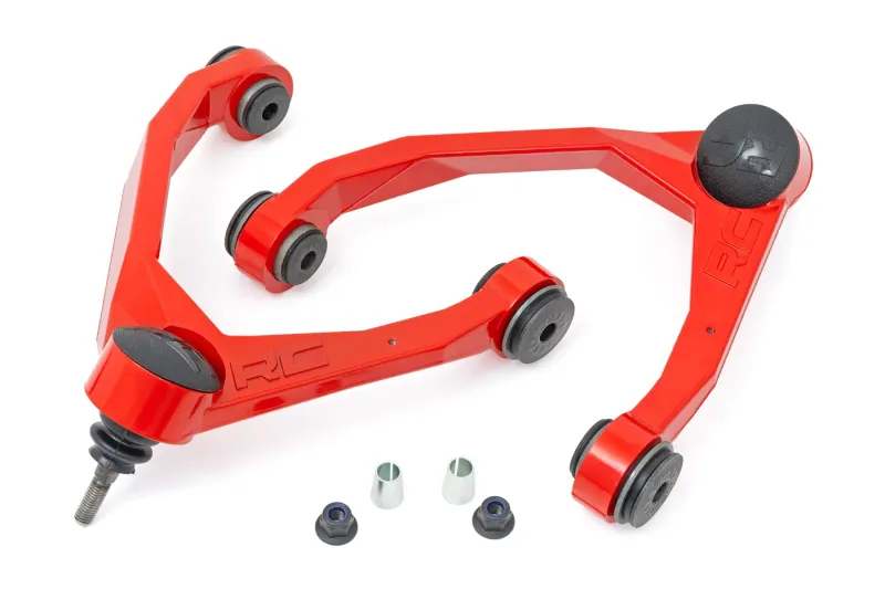 Rough Country Forged  Upper Control Arms 2.5-3.5" Lift  07-18 Chevy/Gmc 1500 Truck & SUV (Red)