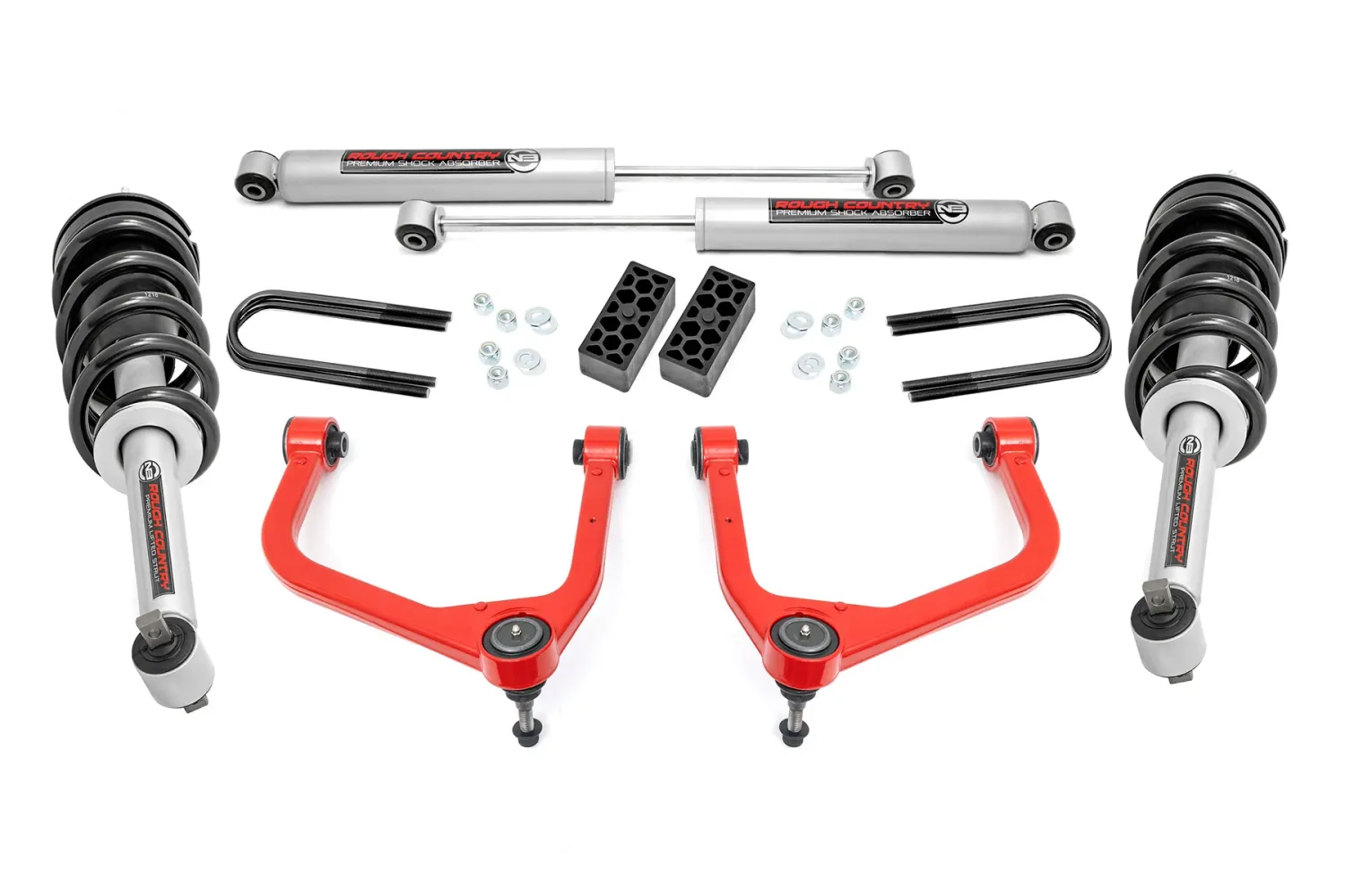 Rough Country 3.5" Lift Kit (19-24) Chevy Silverado 1500 2/4WD