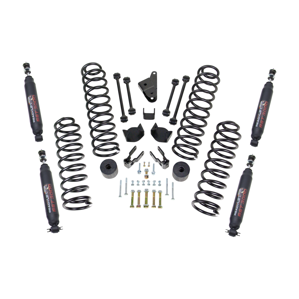 Ready Lift 4'' SST Lift Kit & Shocks 2007-2018 Jeep JK Wrangler 4WD