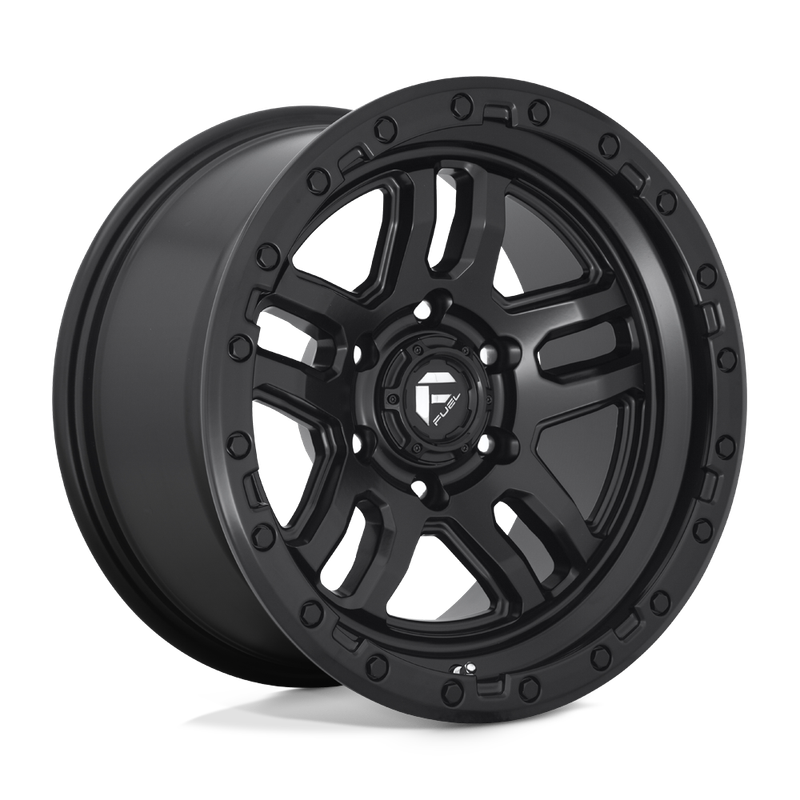 4-Fuel D700 Ammo 17x9 6X135 +01 Matte Black Wheels