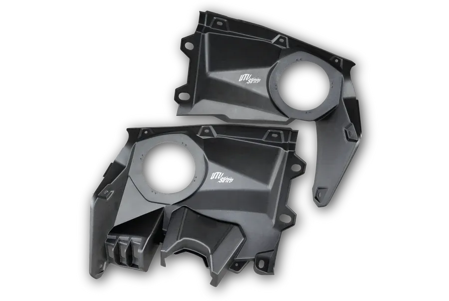 Utv Stereo 6.5" Dash Panel Speaker Enclosures (Front Driver Side) For Can-am X3