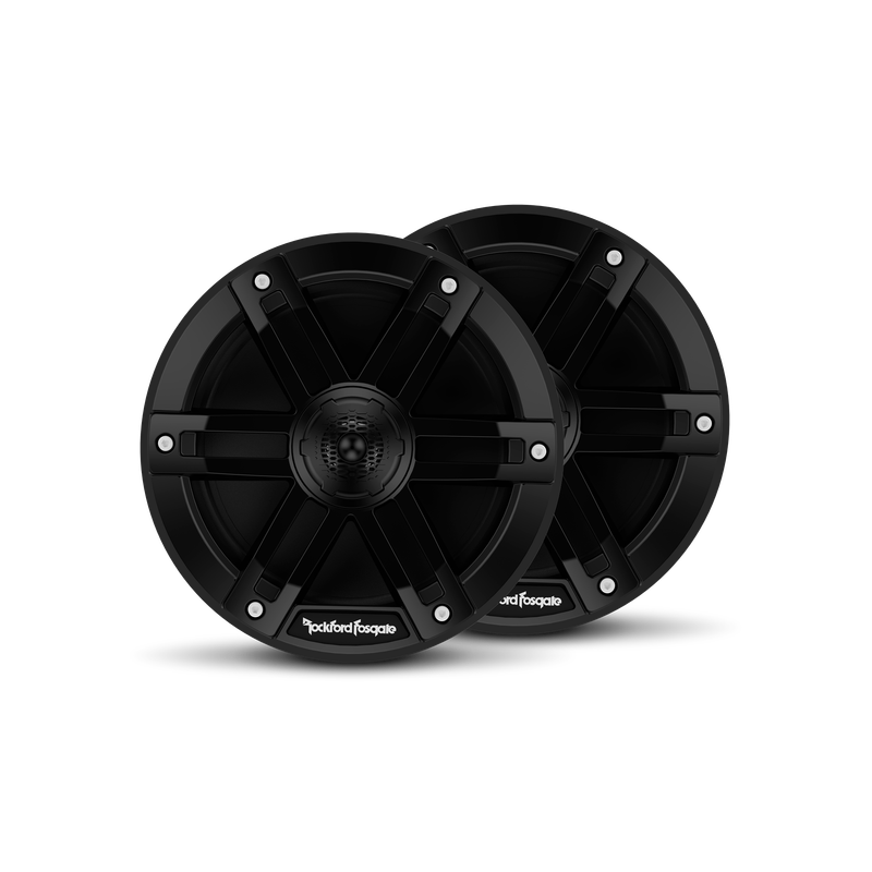 Rockford Fosgate M0 6.5” 2-Way Marine Speakers (pair) - Black