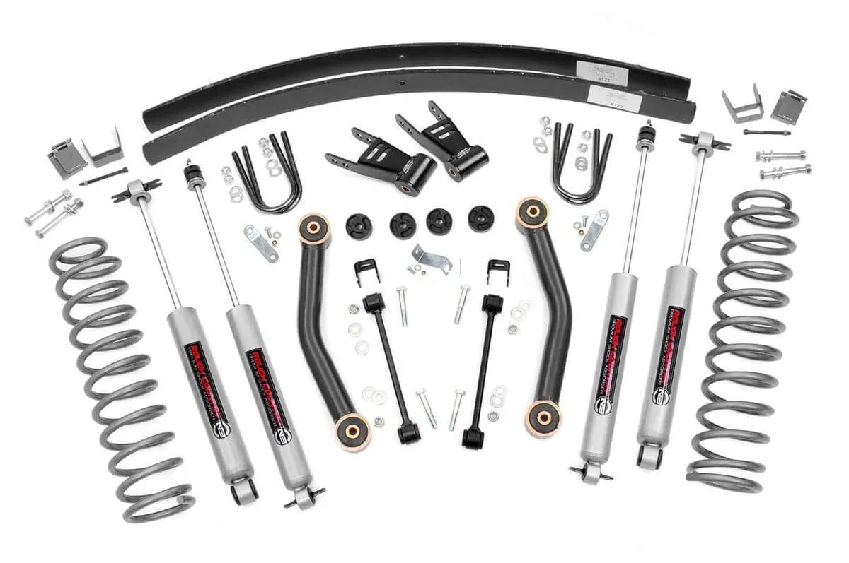 Rough Country 4.5" Lift Kit Rear AAL/ Jeep Cherokee XJ 2WD/4WD (1984-2001)