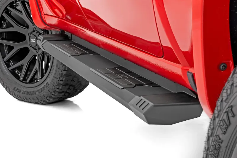 Rough Country HD2 Aluminum Running Boards Crew Max 22-25 Toyota Tundra 2wd/4wd