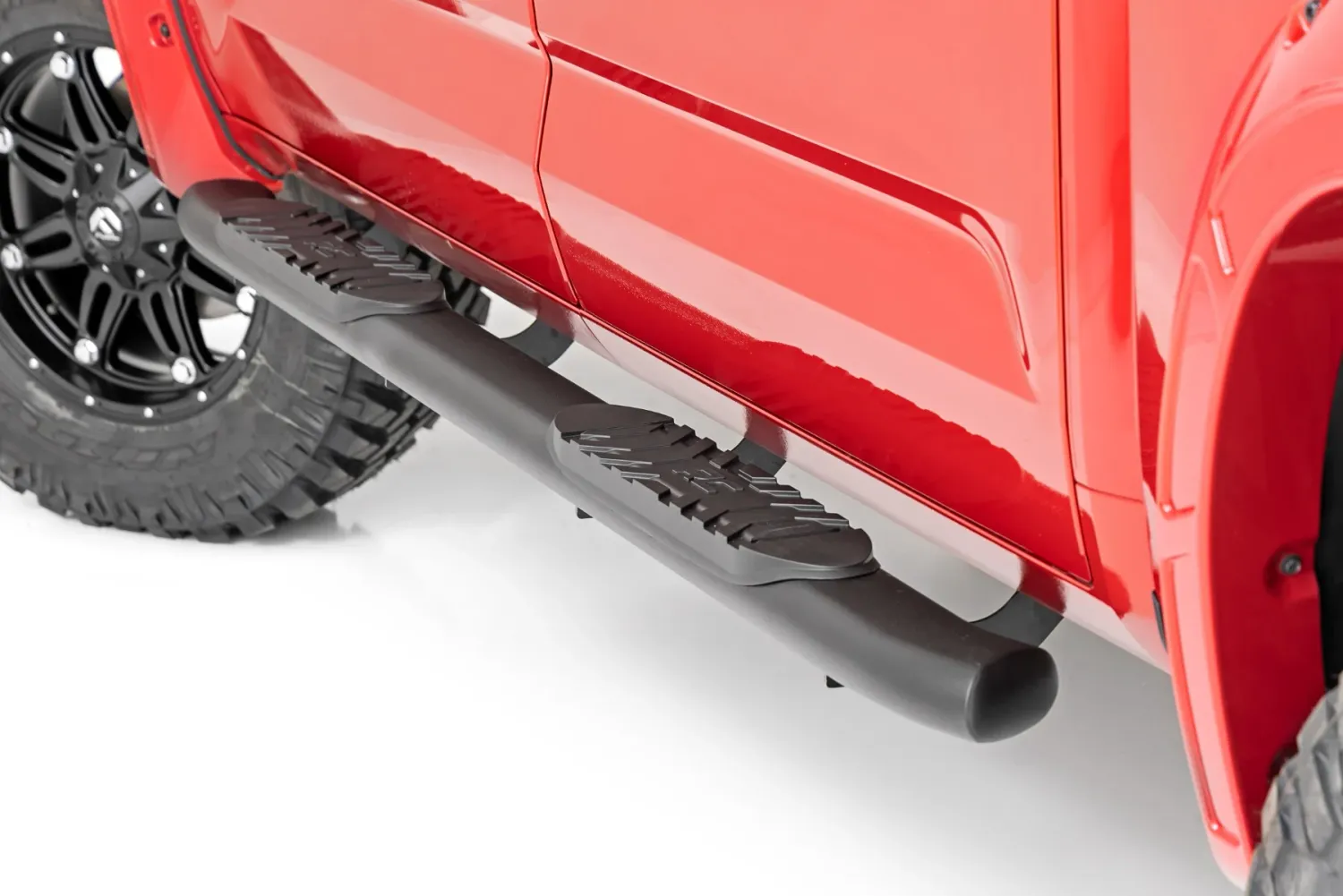 Rough Country Oval Nerf Steps 22-25 Toyota Tundra 2wd/4wd Crewcab