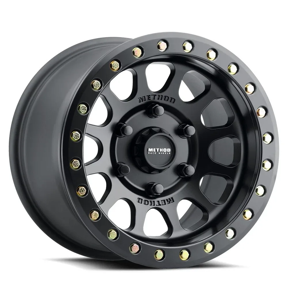 4-Method Race UTV Beadlock MR401 15x7 6X5.5 6X139.7 5+2/+38mm Matte Black UTV Wheels