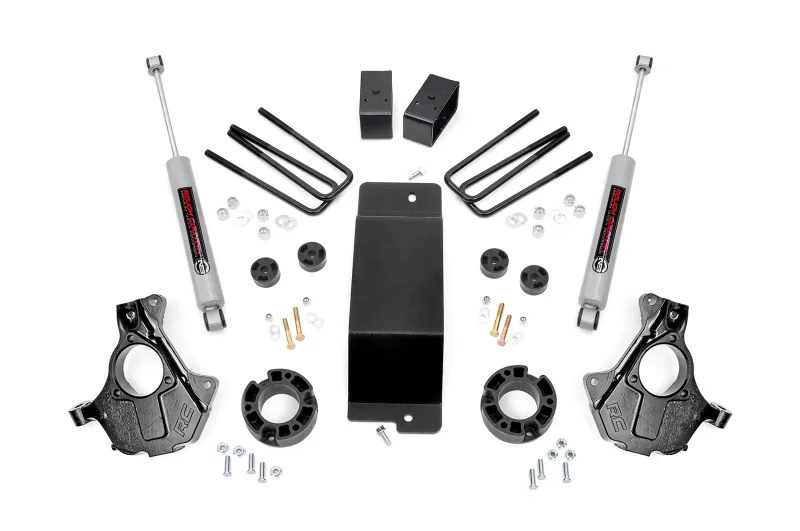 Rough Country 3.5" Lift Kit (14-18) Chevy Silverado  Gmc Sierra 1500