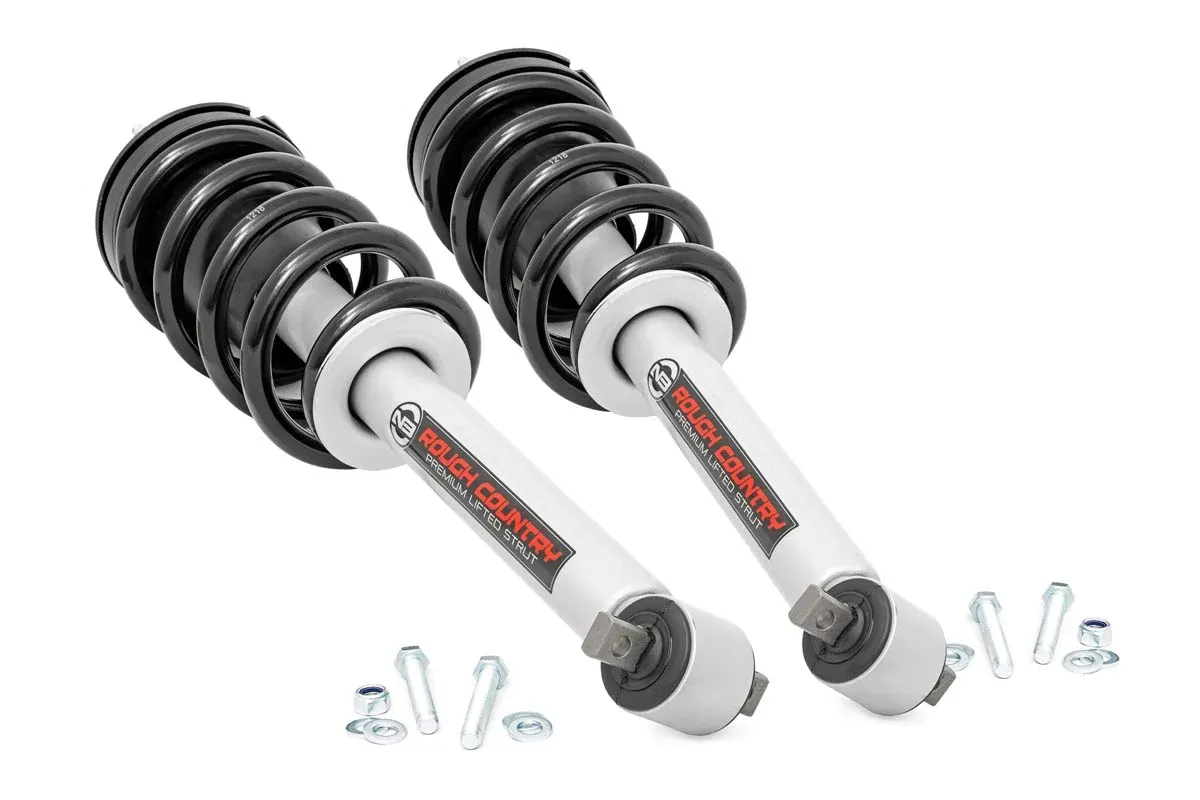 Rough Country Loaded Strut Pair 7" For (14-18 & Classic) Chevy/Gmc 1500 2WD/4WD