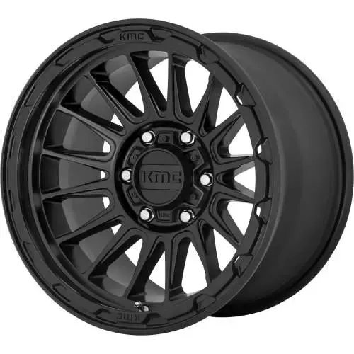 KMC KM542 Impact 17x8.5 8X180 0mm Satin Black Wheels