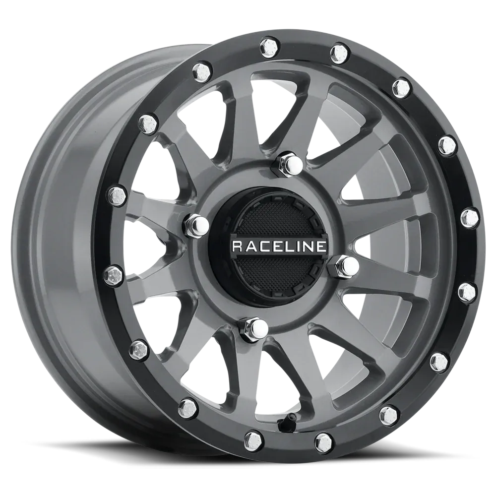 4-Raceline UTV Trophy 14x7 4x156 +10mm Stealth Grey Wheels