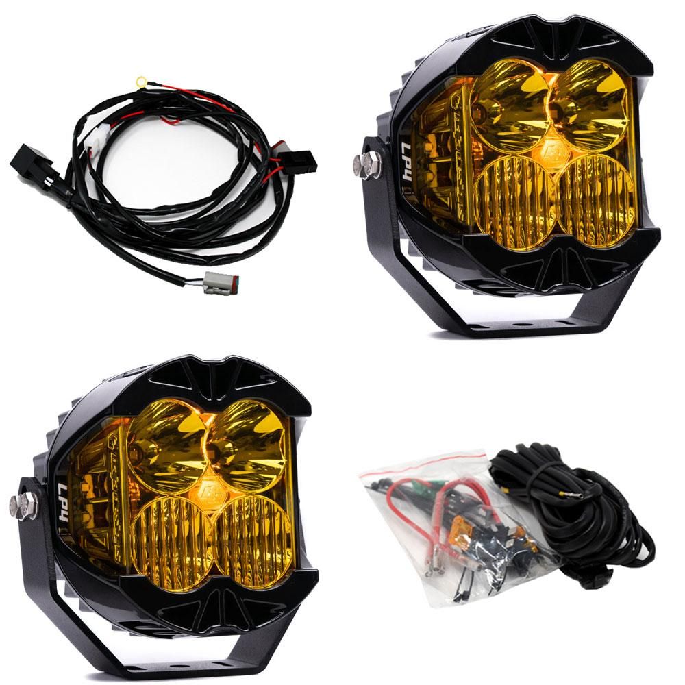 Baja Designs LP4 Pro LED Auxiliary Light Pod Pair - Driving/Combo Universal