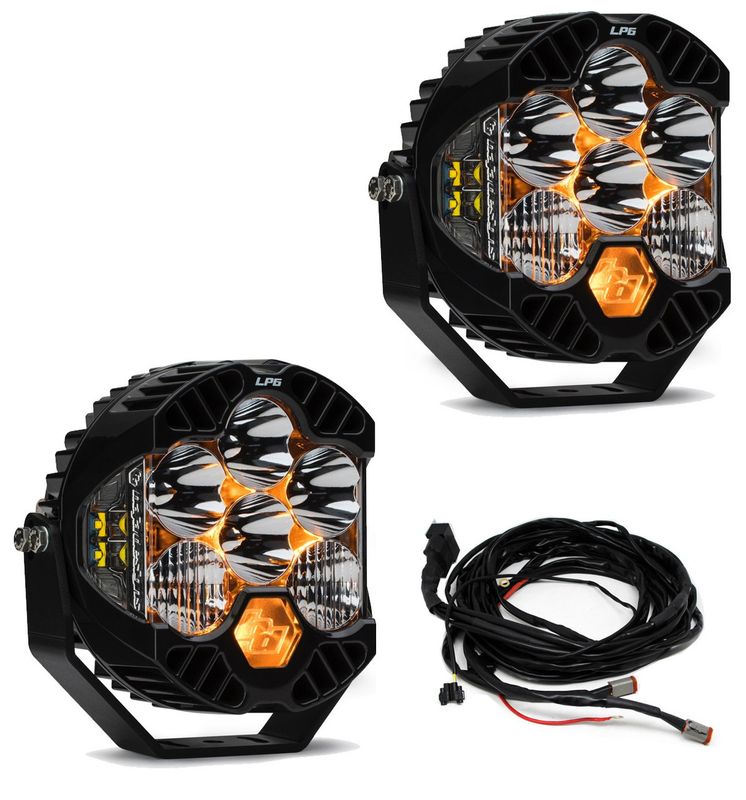 Baja Designs LP6 Pro LED Auxiliary Light Pod - Driving/Combo Universal