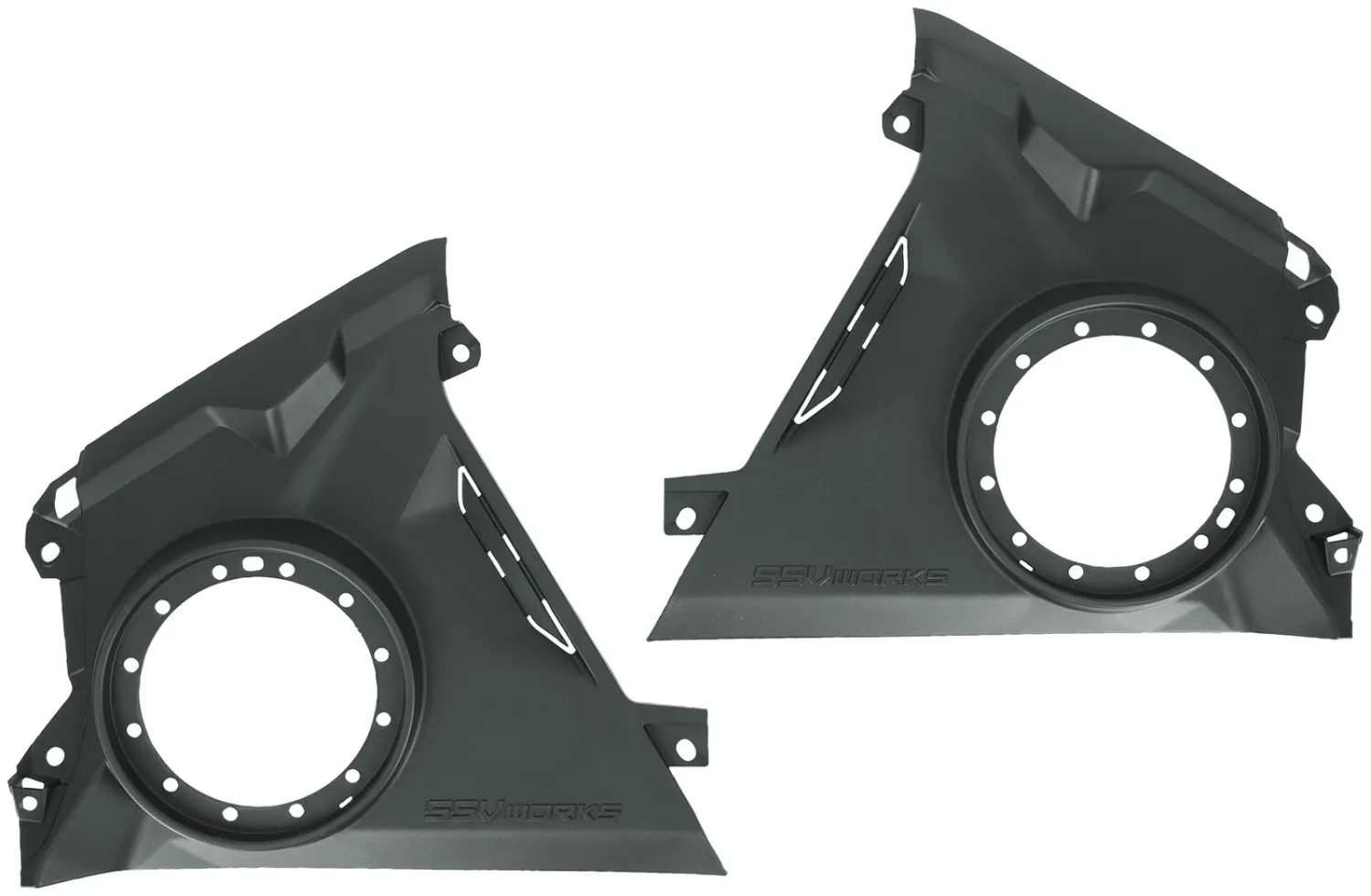 SSV Works Front-Dash 6.5" Speaker-Panels 2024-2026 Can-Am Maverick R