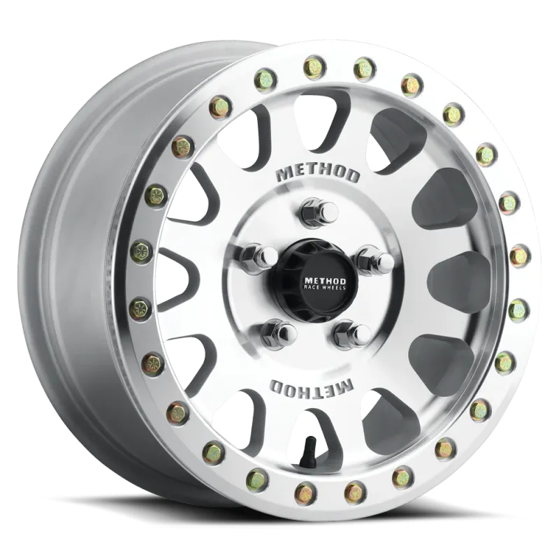 Method Race MR401 15x7 5x114.3 +38mm Machined Raw Wheels