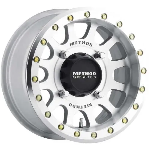 4-Method Race UTV Beadlock MR401 15x7 4x156 13/4+3 Machined Raw UTV 4pc Wheels