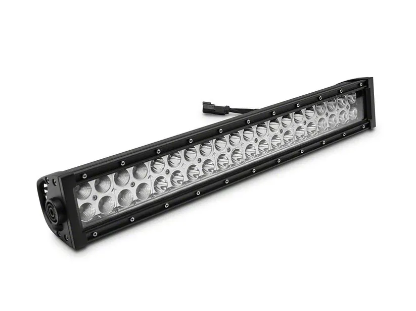 20 Inch Dual Row Flood Light Bar for Truck, Jeep, Suv, Utv SXS Clear LEDs Light Bar