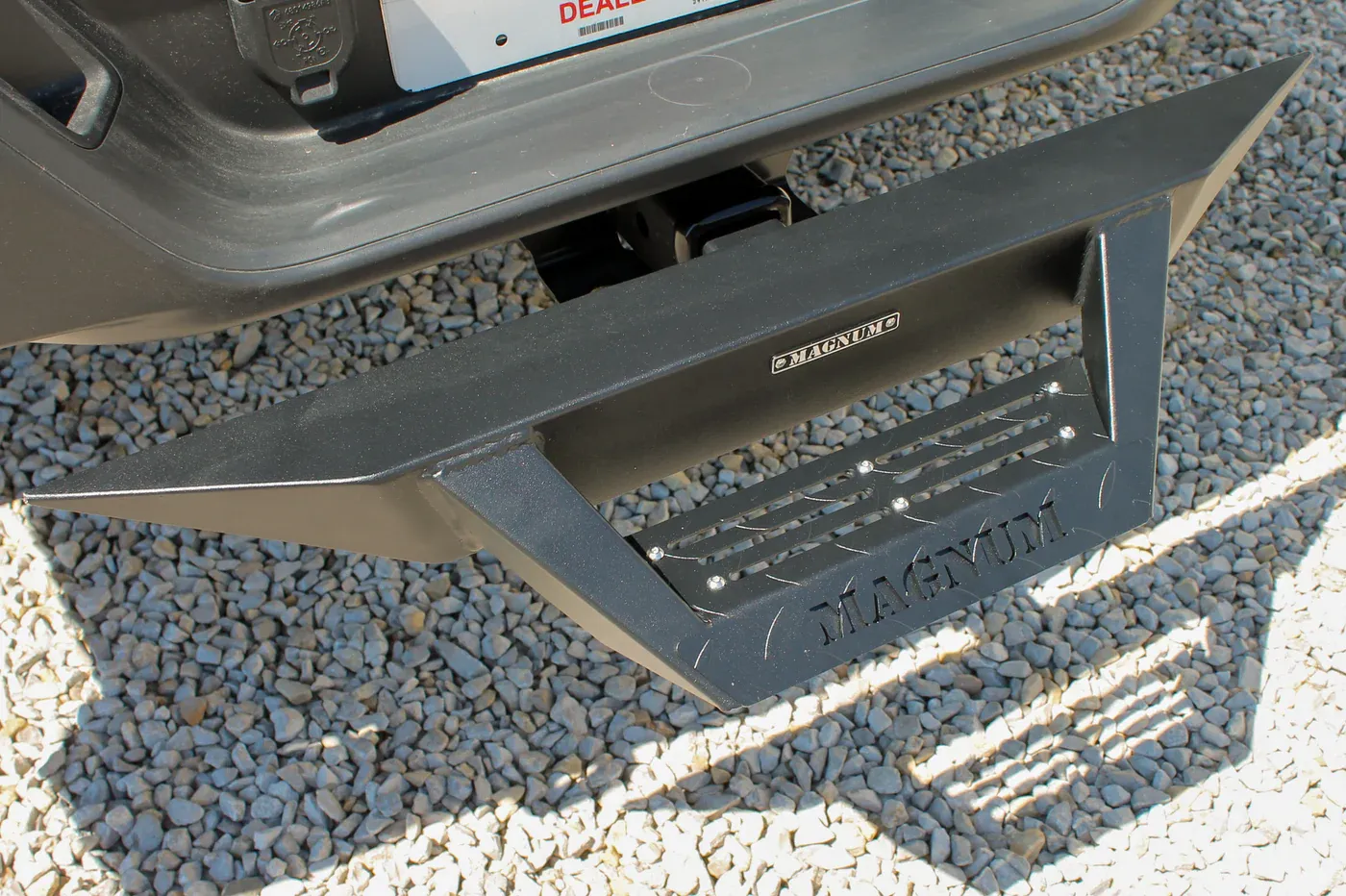 Magnum RT Black Bumper Hitch Step (universal fit w/ 2" receiver hitch)