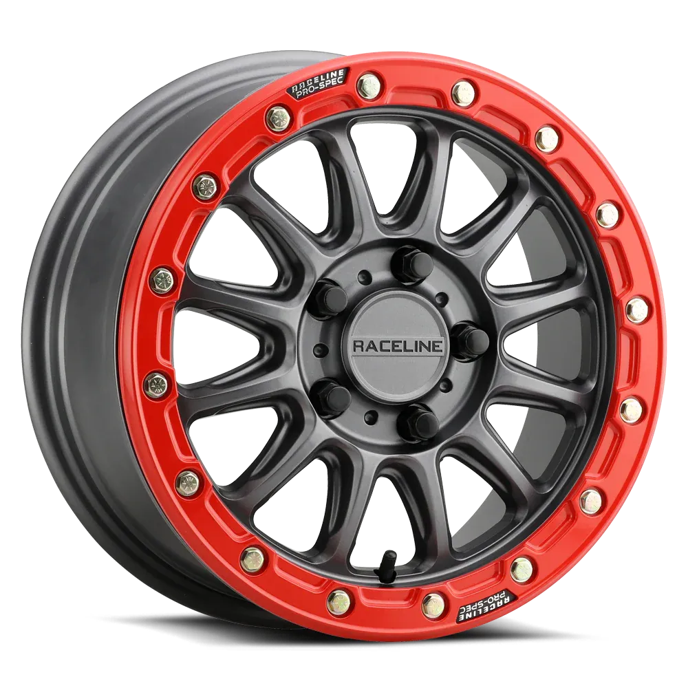 4-Raceline UTV Alpha A14GR Beadlock 15x7 4x136 4x137 +10mm Gunmetal W/Red Ring Wheels 4-Raceline UTV Alpha A14GR Beadlock 15x7 4x136 4x137 +10mm Gunmetal W/Red Ring Wheels