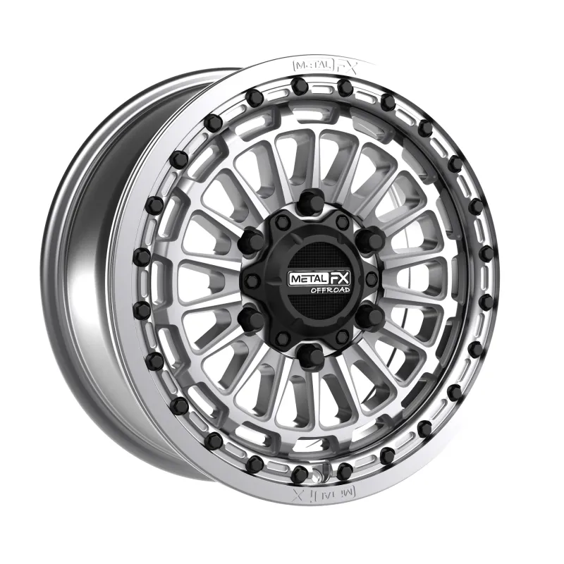 Metal FX Delta 6R Beadlock 15x7 6x139.7 +38mm Raw 4-pc Wheels