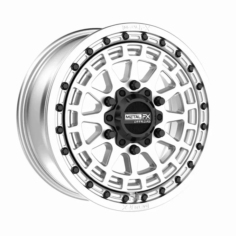 Metal FX Outlaw 6R Beadlock 15x7 6x139.7 +61mm Raw Wheels