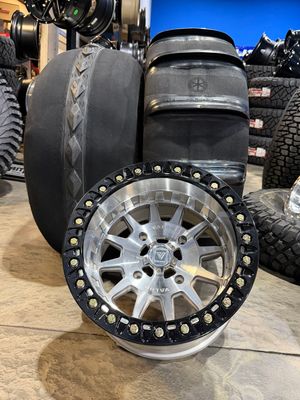 Wheels with Sand Paddle Tires