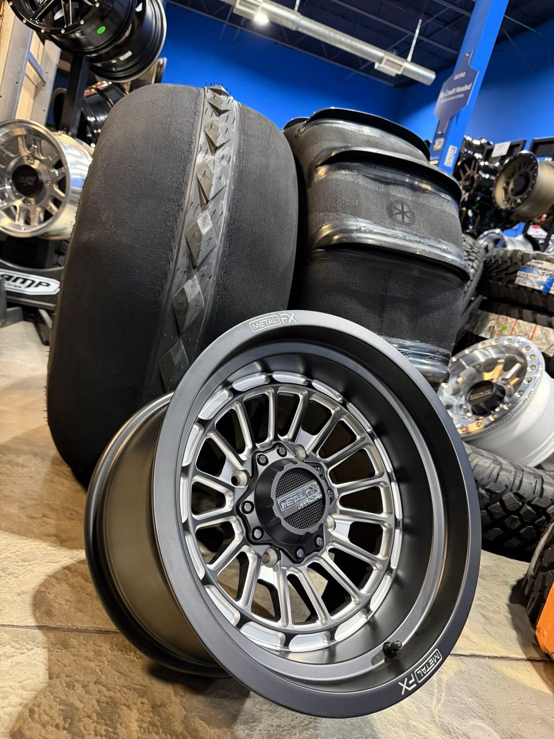 Metal Fx Delta 15x7 15x10 4x136 4x137 Wheels With Sand Craft  16 Paddle  Rear Tires  35"X13.5"x15"  35" Mohawk Front Tires