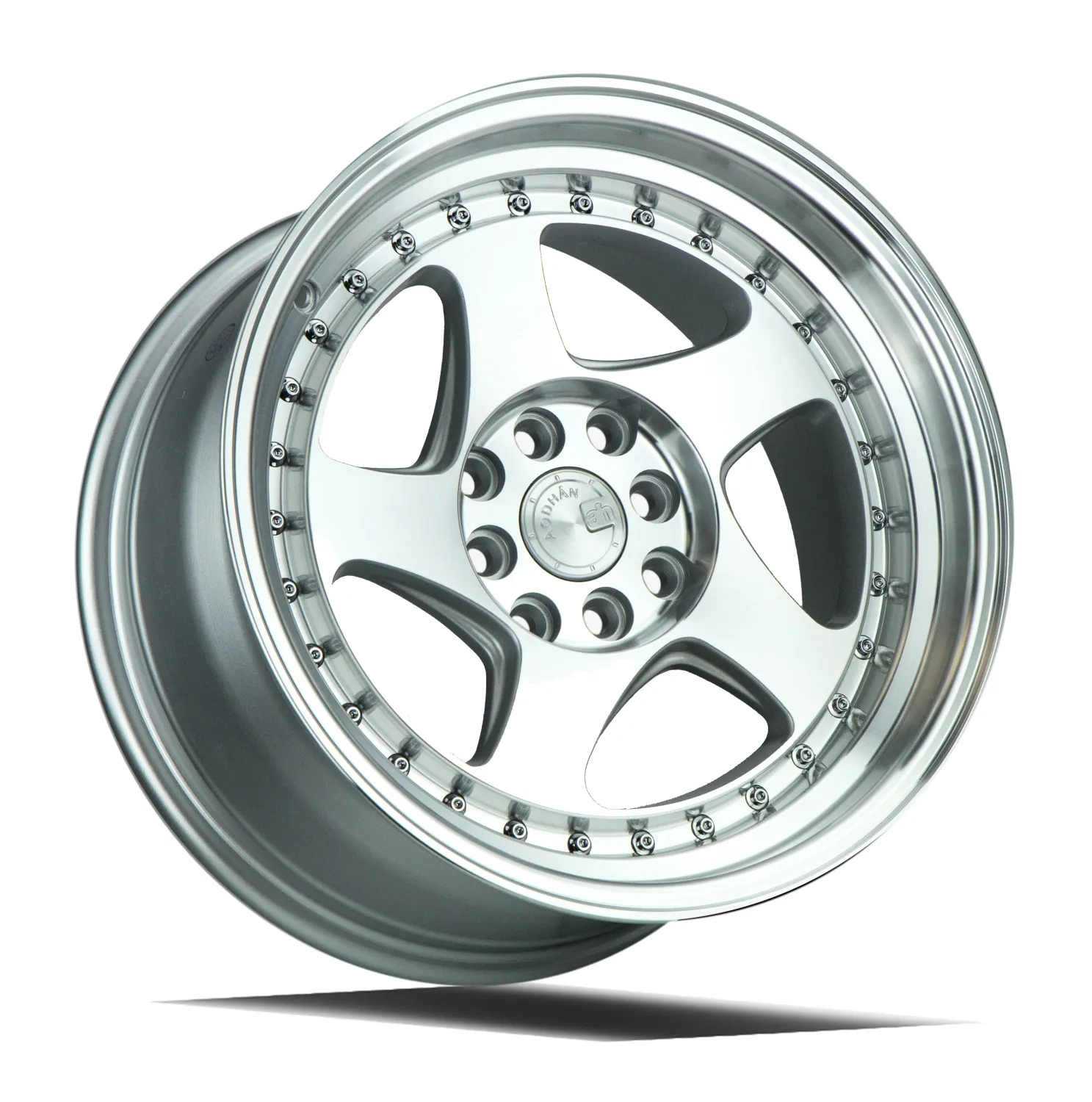 Aodhan AH01 16x8 4X100/4X114.3 +15 Silver Machine Face Wheels Aodhan AH01 16x8 4X100/4X114.3 +15 Silver Machine Face Wheels