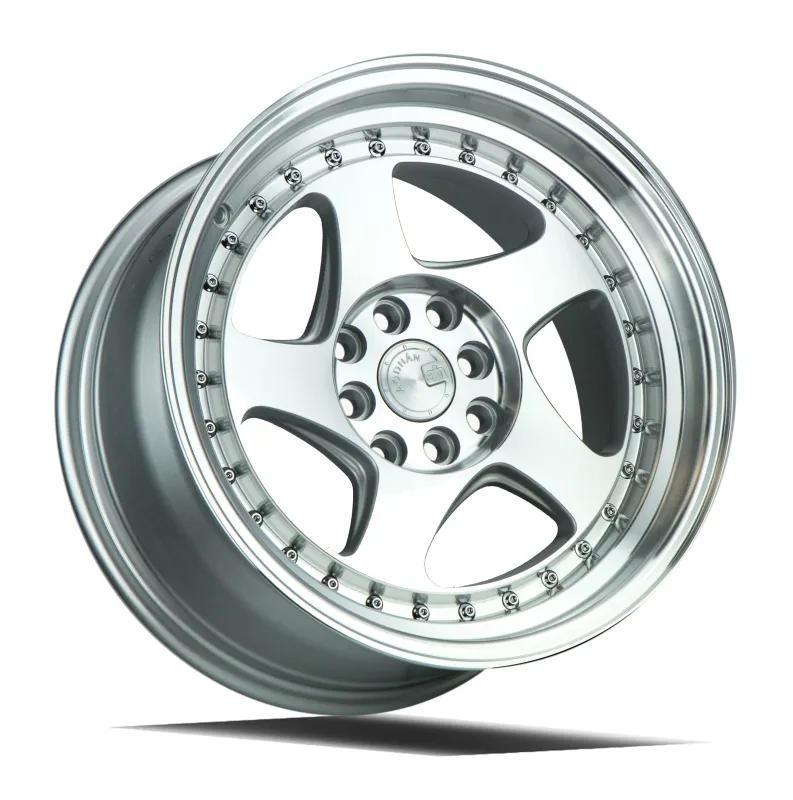 Aodhan AH01 16x8 4X100/4X114.3 +15 Silver Machine Face Wheels