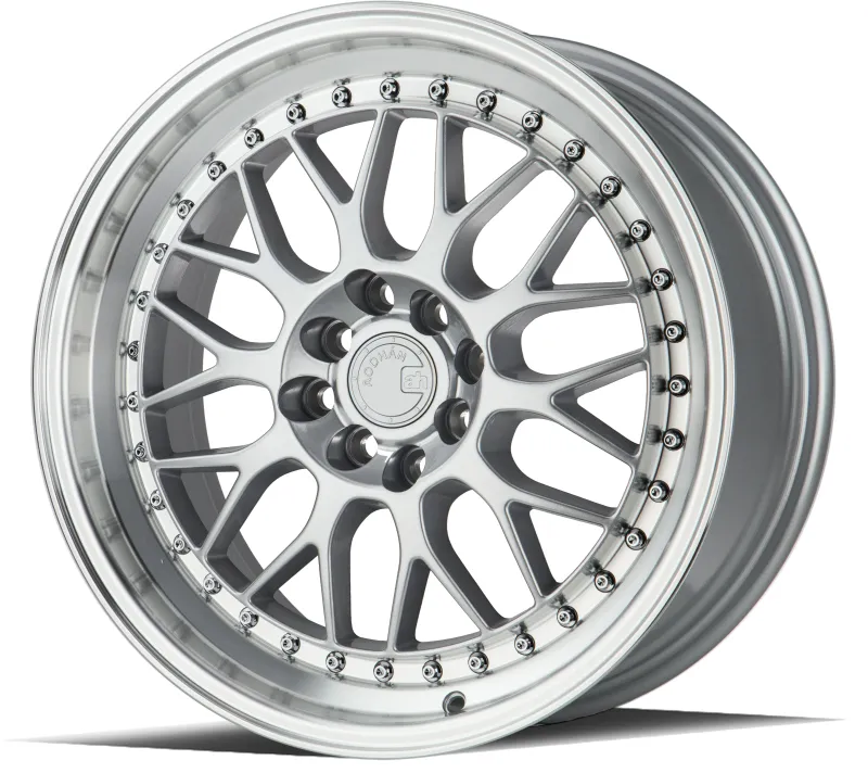 Aodhan AH02 17x8 4X100/4X114.3 +35 Silver W/Machined Face Wheels