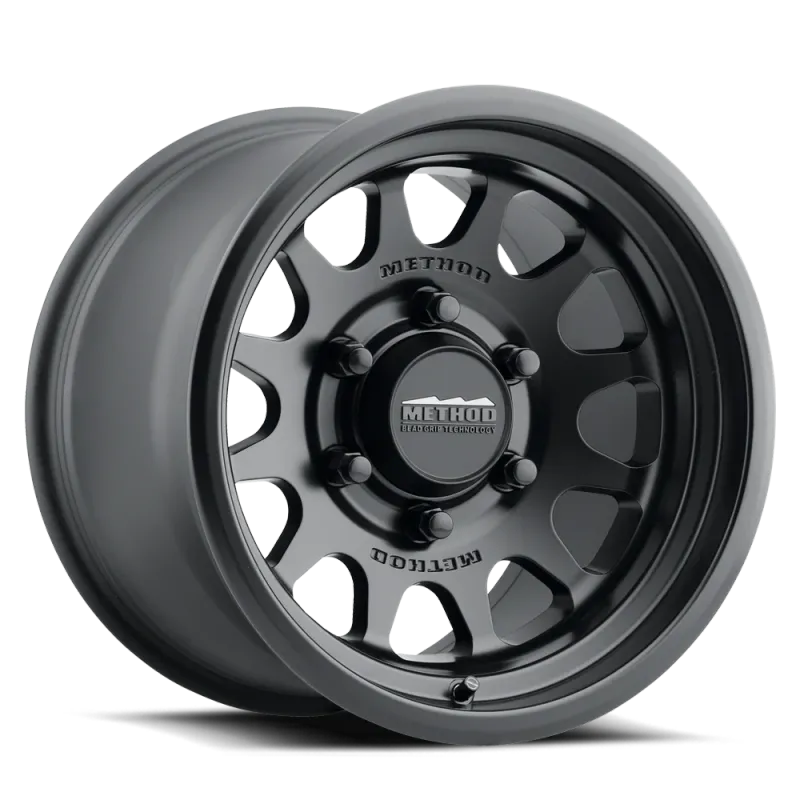 4-Method Race MR414 Bead Grip 15x10 6X5.5 6X139.7 6+4/+25mm Matte Black UTV 2pc Wheels