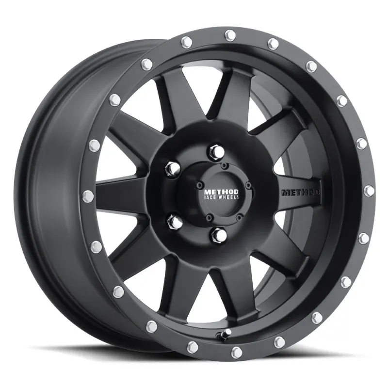 Method Race MR301 The Standard 15x7 5x4.5 5x114.3 -6mm Matte Black Wheels
