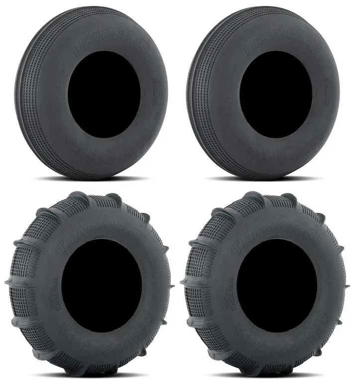 Tensor Sand Series (SS) 2-Front 33x11R15 2-Rear 33X13R15 14 Paddle Tires