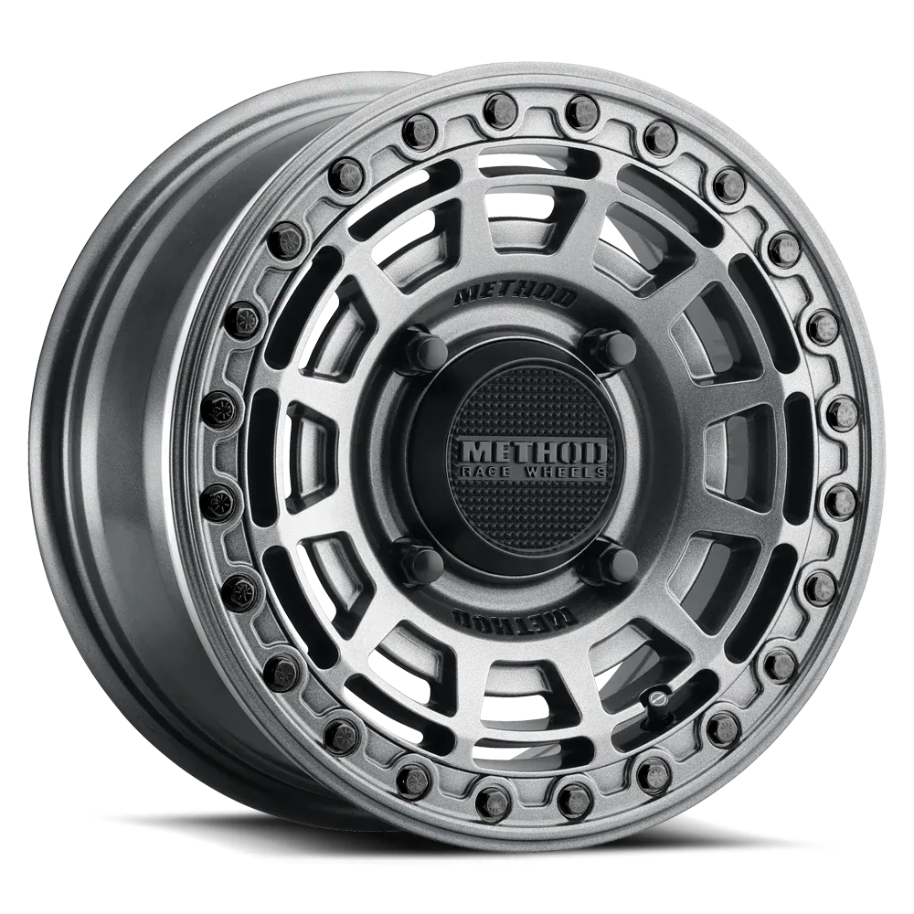 4-Method Race MR515 Beadlock 15x7 4x136 4x137 +38mm/5+2 Graphite-Gloss Graphite Ring Wheels