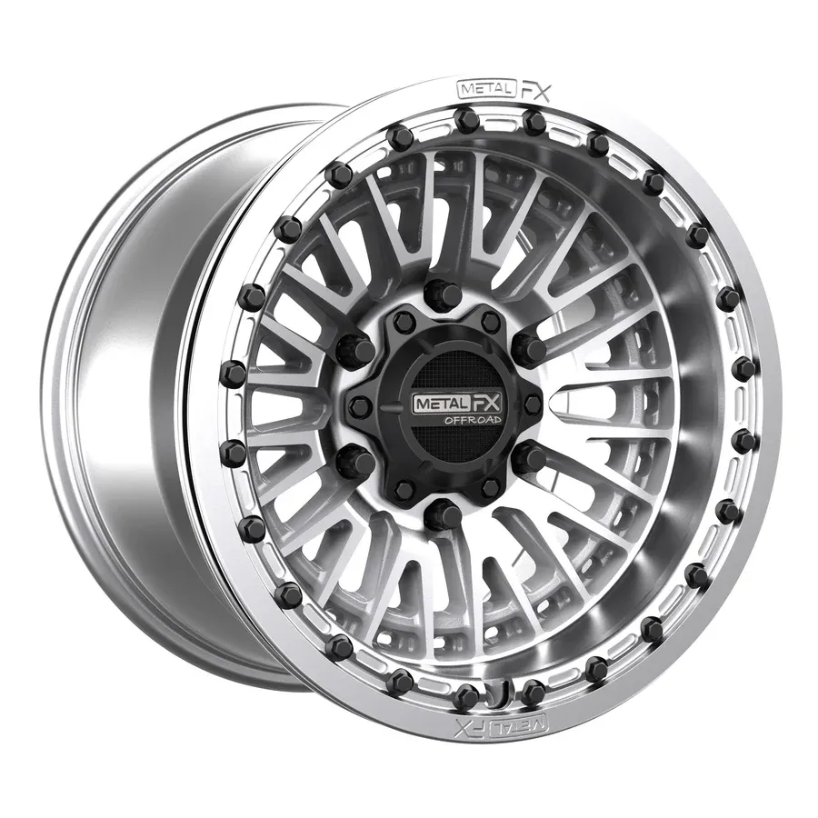 Metal FX Slayer 6R Beadlock 15x8 6x139.7 +25mm Raw Wheels