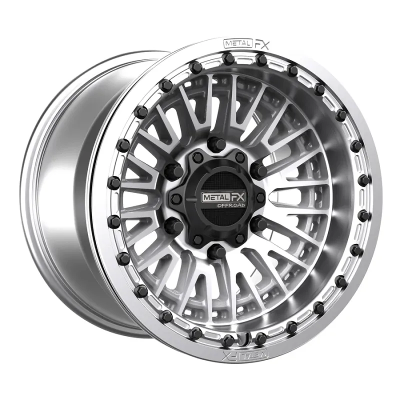 Metal FX Slayer 6R Beadlock 15x8 6x139.7 +25mm Raw Wheels