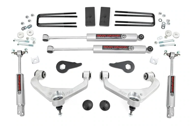Rough Country 3.5 Rough Country 3.5" Lift Kit (11-19) Chevy/Gmc 2500HD/3500HD 8 Lug 2WD 4x4