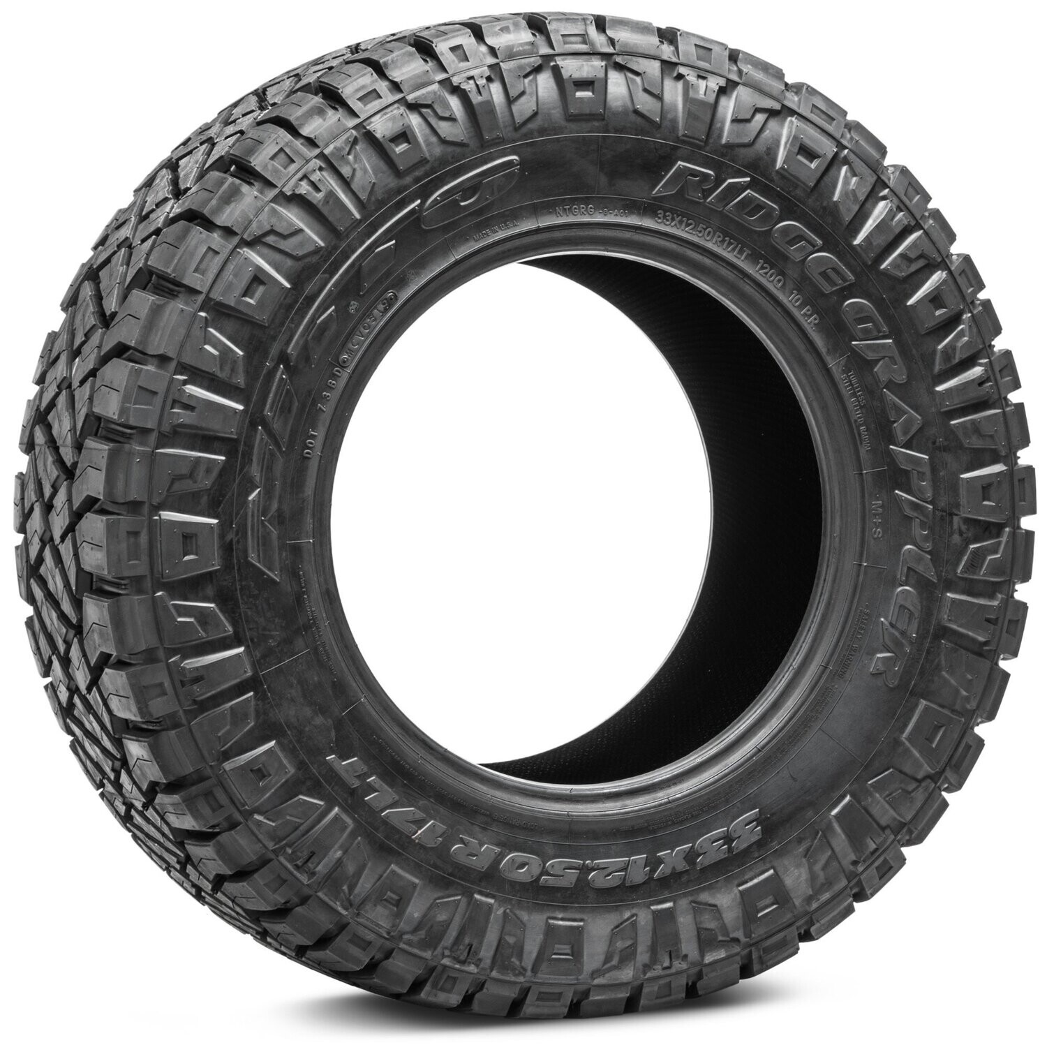 Nitto Ridge Grappler Tires 35x12.50R20 LT 12PR 125Q LOAD-F Hybrid Tire Nitto Ridge Grappler Tires 35x12.50R20 LT 12PR 125Q LOAD-F Hybrid Tire